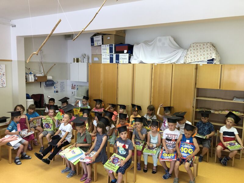 La conclusione dell’anno scolastico 2019/2020 della scuola materna L’Aquilone