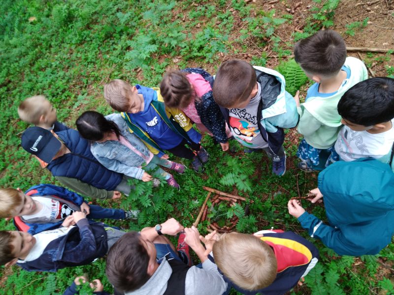 Scuola in natura CSOD Prvine - primo giorno