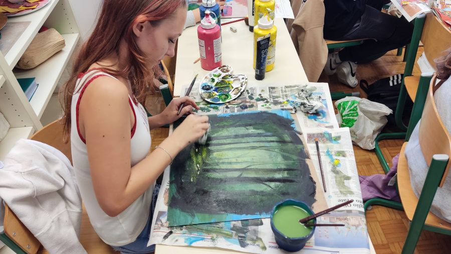 Successo dell'alunna Eva Smaijlagić dell'VIII B alla tredicesima edizione dell'Ex tempore artistico nazionale