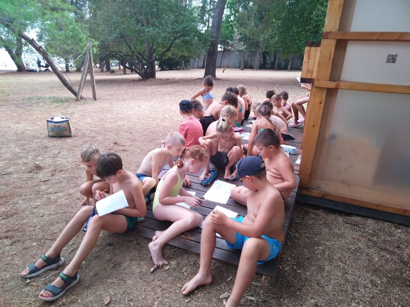 Lezione all'aperto