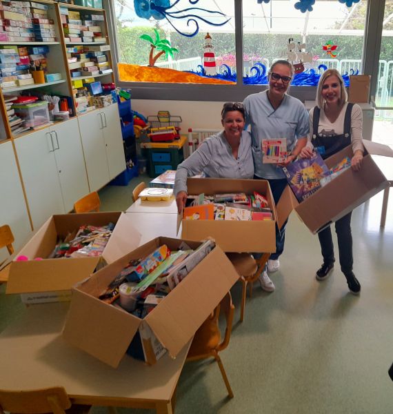 L'Ospedale di Isola Ringrazia la Scuola Dante Alighieri per la Generosa Donazione ai Bambini